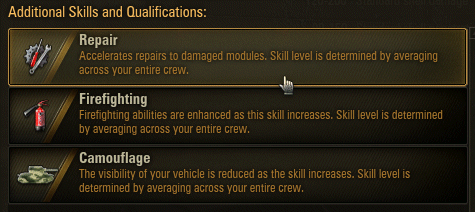 Secondary skills