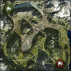 Mountain Pass - Map World of Tanks